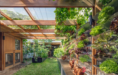 Architecture : Une maison durable et son jardin autosuffisant