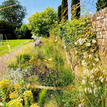 Country Garden with a Naturalistic Planting Scheme