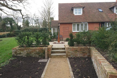 Design ideas for a traditional garden in Kent.