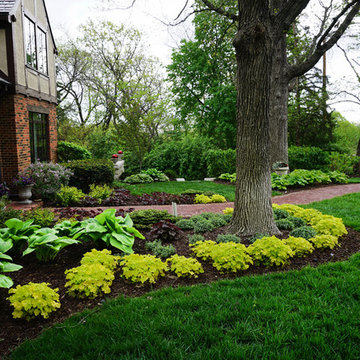 Curvy Frontyard Landscape