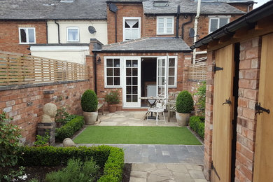 Design ideas for a small victorian garden in West Midlands.