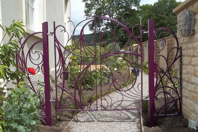 Decorative Purple Gates