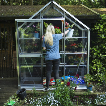 Evika 6x2 Greenhouse with Clear Acrylic Glazing