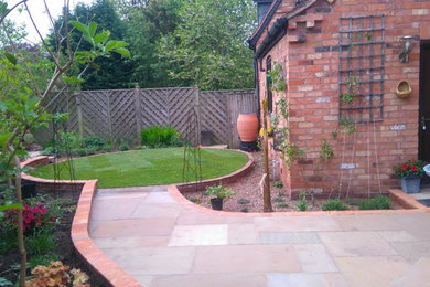 Design ideas for a traditional garden in West Midlands.