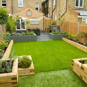 Family Garden in Wimbledon