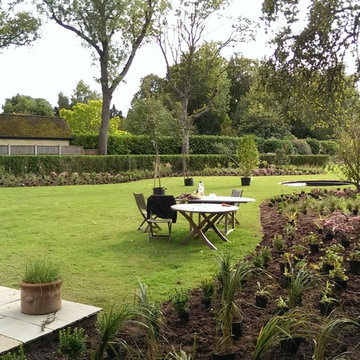 Family Garden - Surrey - plants set out