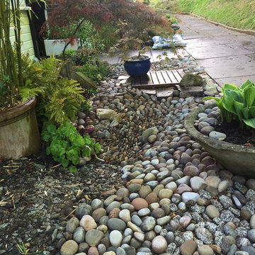 Front Garden - Japanese Dry River Bed in Bromley