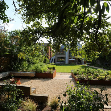 Garden landscaping in Ealing, London