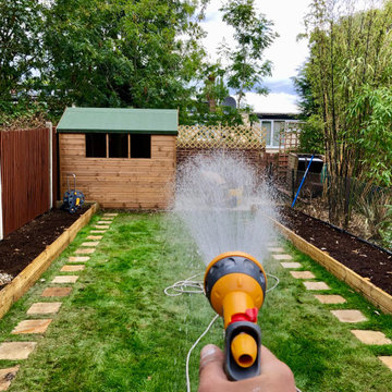 Garden makeover project in South East London