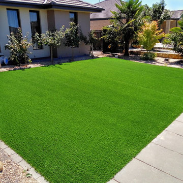 Harrison Synthetic Turf laying