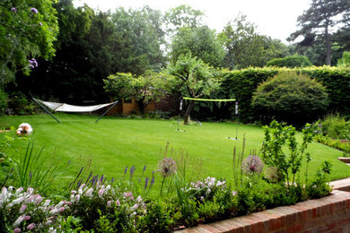 Design ideas for a classic garden in Surrey.