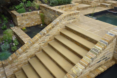 Koi Ponds/Paving/Steps and terraces