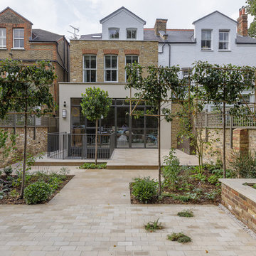 London Garden With Modern Paving