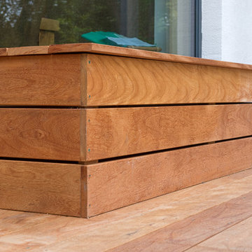 Mandioqueira hardwood decking creates inside-out living space