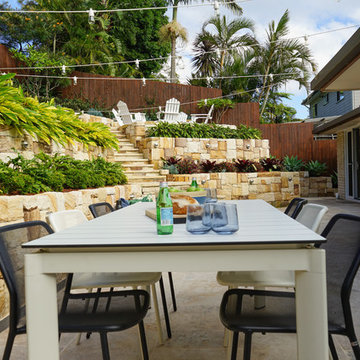Narraweena Landscaping project - Outdoor dining area