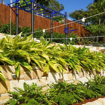 Narraweena Landscaping project - Planting, Sandstone retaining walls
