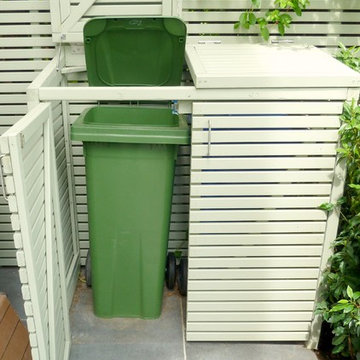 New bin store to house x2 wheely bins