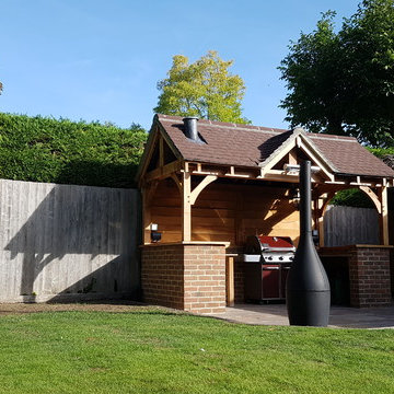 Oak Frame BBQ Shelter