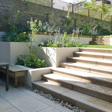 Oakley Landscapes - A Garden In Richmond - Hard Landscaping Highly Commended