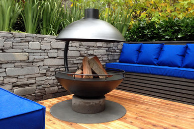 Outdoor fireplace "Orb"