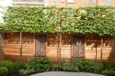 ハートフォードシャーにあるコンテンポラリースタイルのおしゃれな庭の写真