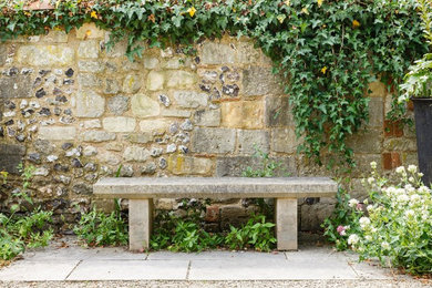 Rustic garden in Hertfordshire.