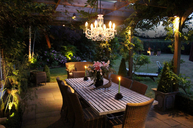 Farmhouse Landscape by Ornamental Garden Lighting