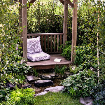 Private oasis in the woodland