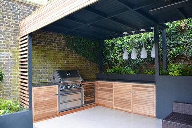 Modern patio in London.