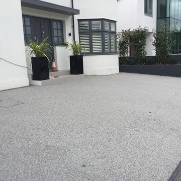 Resin bound aggregate driveway in Wimbledon