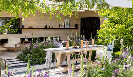 Scandinavian Style in a Pretty Cottage Garden