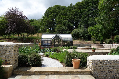 Klassischer Garten in Sussex