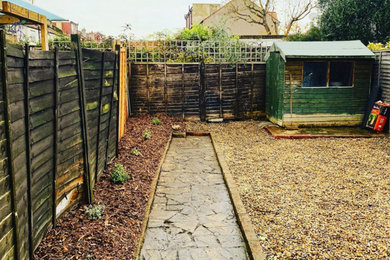 This is an example of a rustic garden in London.