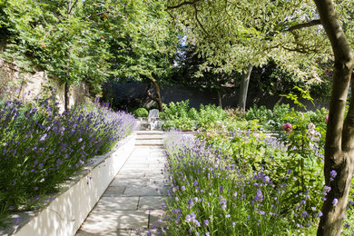 Spacious tiered garden in St John's Wood