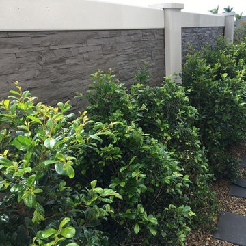 Stacked Stone Boundary Walls