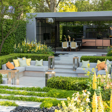 Sunken Modern Garden