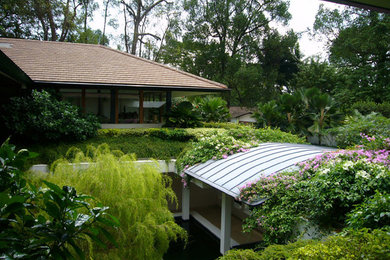Photo of a transitional landscaping in Singapore.