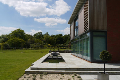 Design ideas for a modern garden in Hampshire.