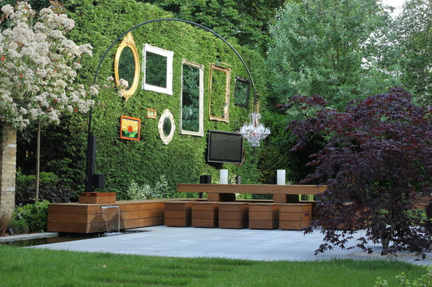 Eclectic Garden by Cool Gardens Landscape Associates – CGLA