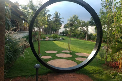 Rustikaler Garten in Bangalore