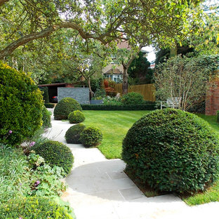Esempio di un giardino chic esposto in pieno sole dietro casa