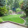 Yard of the Week: Elegant Curves in a Leafy Backyard for Lounging