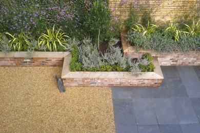Photo of a modern garden in Cheshire.