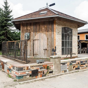 Gartenhaus aus historischen Bautstoffen bauen