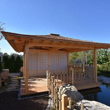 Japangarten mit Koiteich Baden Württemberg