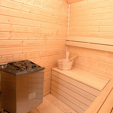 KOTA | kombinierte Sauna-/Grillhütte für Privat und Hotellerie