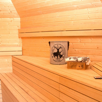 KOTA | kombinierte Sauna-/Grillhütte für Privat und Hotellerie