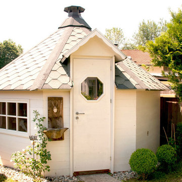 KOTA | kombinierte Sauna-/Grillhütte für Privat und Hotellerie