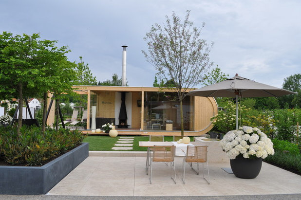 Modern Gartenhaus by wildigarten, Garten- und Landschaftsbau