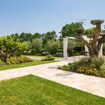 Contemporary garden atmosphere
